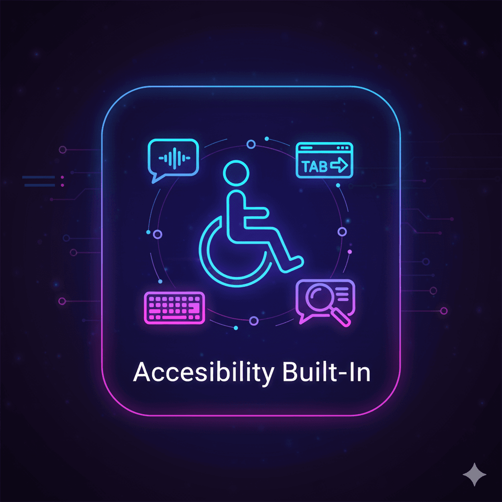 Accessibility Built-In